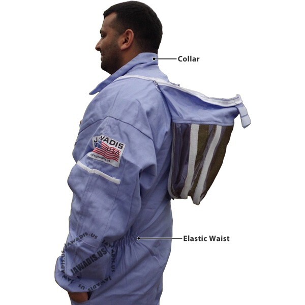 Premium Bee Suit Kit by Jawadis – Adult M Gloves, Hive Tool & Bee Brush Included