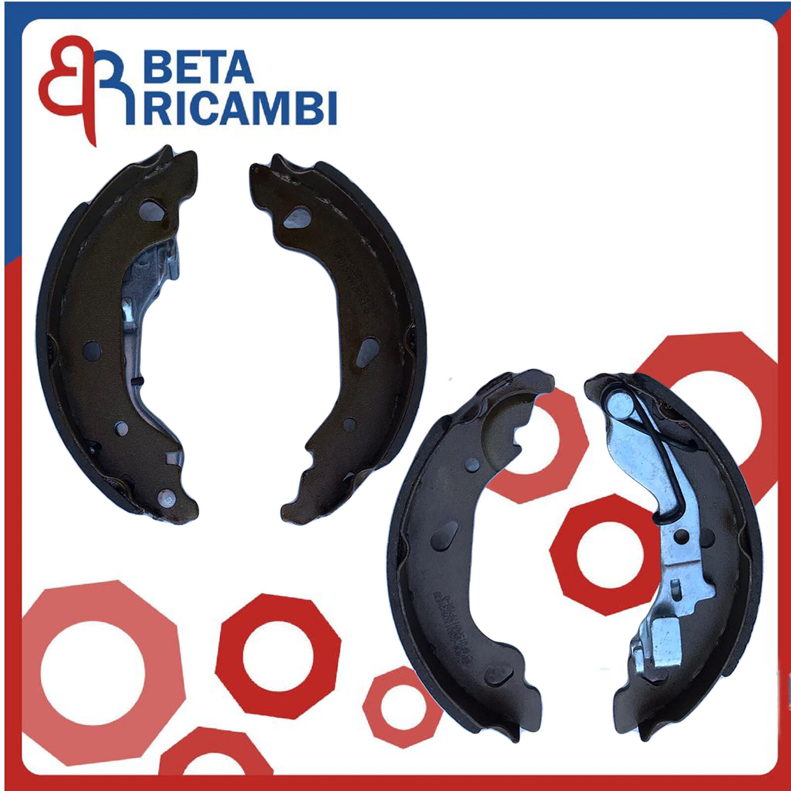 Ganasce Freno Posteriori Fiat Punto 188 1.3 MULTIJET 1.2 Benzina 1.9 JTD con ABS - Immagine 1