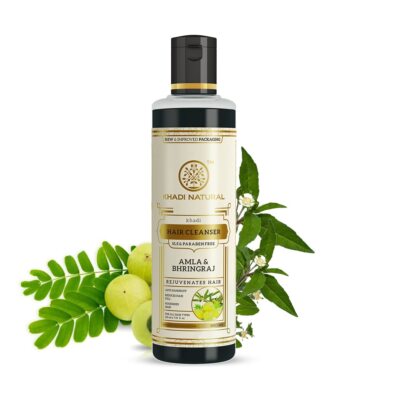 Khadi Natural Amla And Bhringraj Shampoo For All Hair Types 210ml