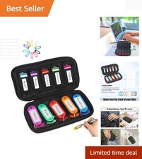 Portable USB Flash Drive Organizer Case with 10 Slots – Durable Neoprene Design