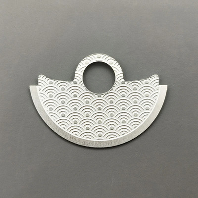 Wave Pattern NH35 Automatic Hammer Rotor Metal Patch Fits 4R35 4R36 NH35 NH36 NH