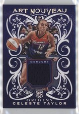 2024 Panini Origins WNBA Art Nouveau Memorabilia Celeste Taylor Rookie RC w5b