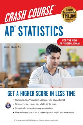 AP Statistics Crash Course, Book + Online by D'Alessio