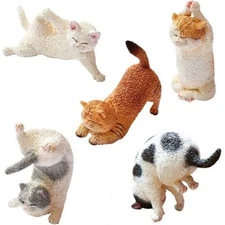 Animal Life Baby Yoga Cat 2.5-Inch Mini-Figure