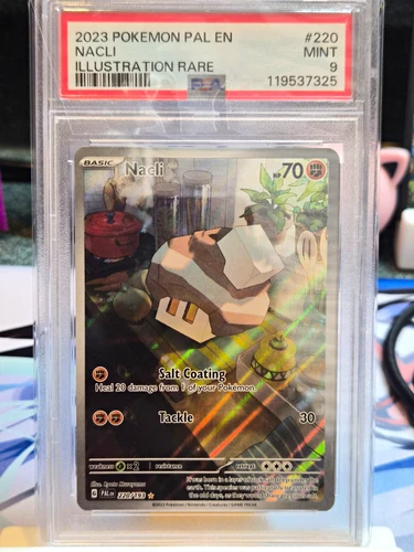 The Pokémon Company Nacli 220/193 SV02 Paldea Evolved IR Holo EN PSA 9