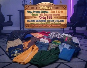 HUGE SUPER SALE | NAMEBRAND | BOY CLOTHING | SIZE M-L | SIZE 8-10 | 20+ INCLUDED