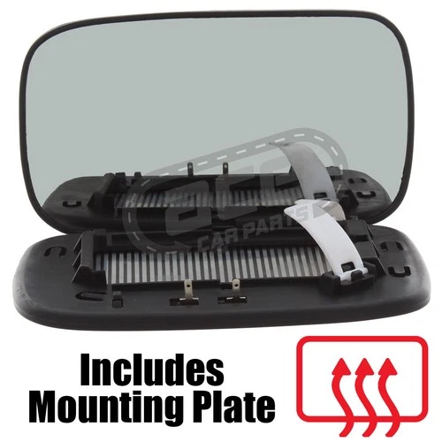 Volvo V50 Estate 2004-2007 Heated Convex Wing Mirror Glass Passenger Side Left