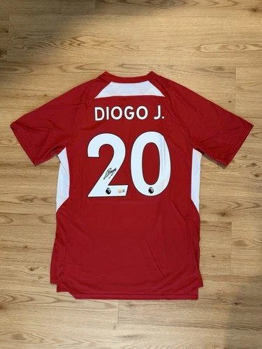 Diogo Jota Signed Liverpool Soccer Jersey BECKETT