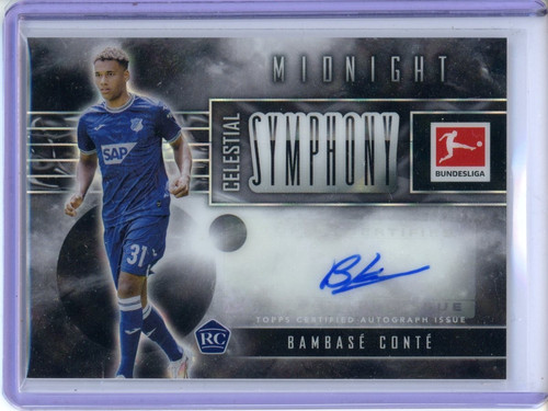 2023-24 Topps Midnight Bundesliga Bambase Conte Celestial Symphony Auto RC