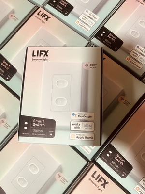 #ad LIFX Smart Wi Fi Touch Dimmer Switch – Voice Activated White $30.00