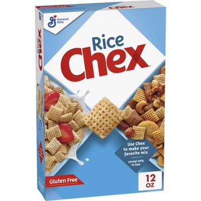 Gluten-Free Rice Cereal for Breakfast & Chex Mix, 12 oz Pack