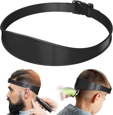 Neckline Shaving Template and Adjustable Hair Trimming Guide,Black | DIY