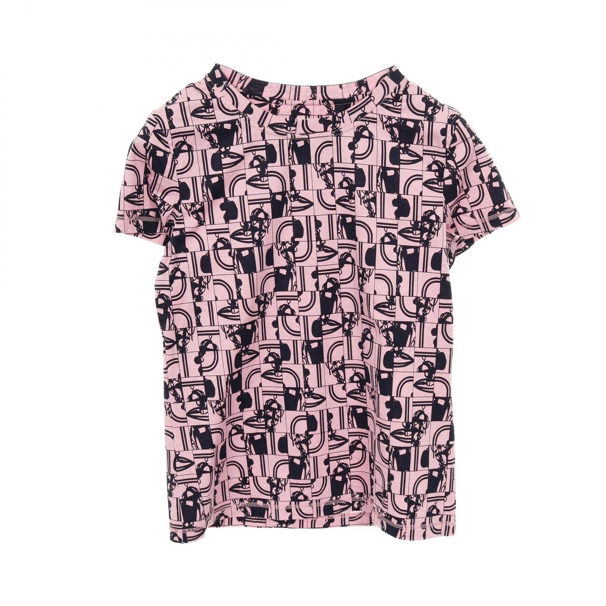 T-shirt HERMÈS Brides De Gala - Taille L - Occasion Très Bon état - Made In Italy