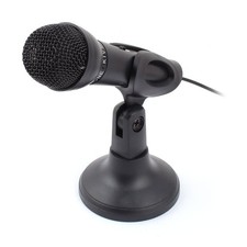 3.5mm Stereo Microphone Mic  Stand for PC Laptop Notebook MSN Skype