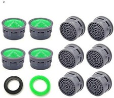 ABS Faucet Aerators - 10pcs with Washers for Splash-Free Water Flow