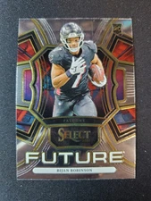 2023 Panini Select Bijan Robinson Select Future Silver Prizm (RC) #FUT-BRO