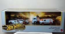 Hotwheels 1/64 🇨🇵 diorama Premium Gulf McLaren,Ford Transit,Ford Gt40 GULF