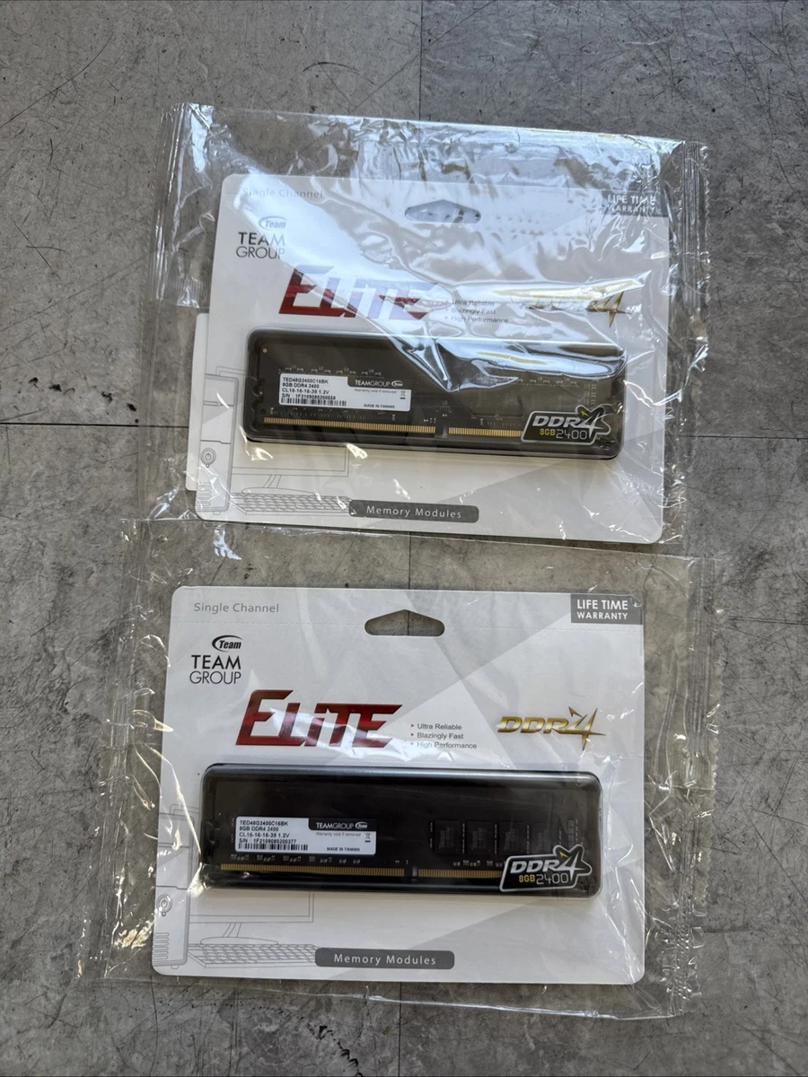 Team Group PC4-19200 (DDR4-2400) Bus Speed Computer RAM 16 GB