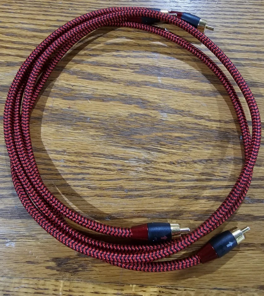 AudioQuest Sidewinder 1m (ft.) RCA to RCA  Analog Audio Interconnect Cable - Image 4 of 4