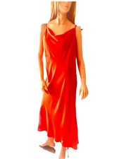 NWT Forever 21 Women's Woven Long Dress Orange Size: 1x