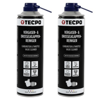 2x 500ml VERGASER DROSSELKLAPPEN REINIGER AGR VENTIL ANSAUG-SYSTEM SPRAY CLEANER