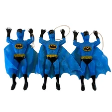 Batman Rubber Jiggler Knockoff Figure -Vintage - 80’s Heroes Of Action -Up To 10