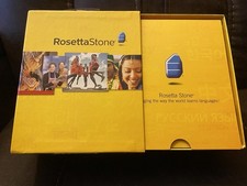 ROSETTA STONE Espanol SPANISH Latin America Level 1 2 3 4 5 With Headphones CIB
