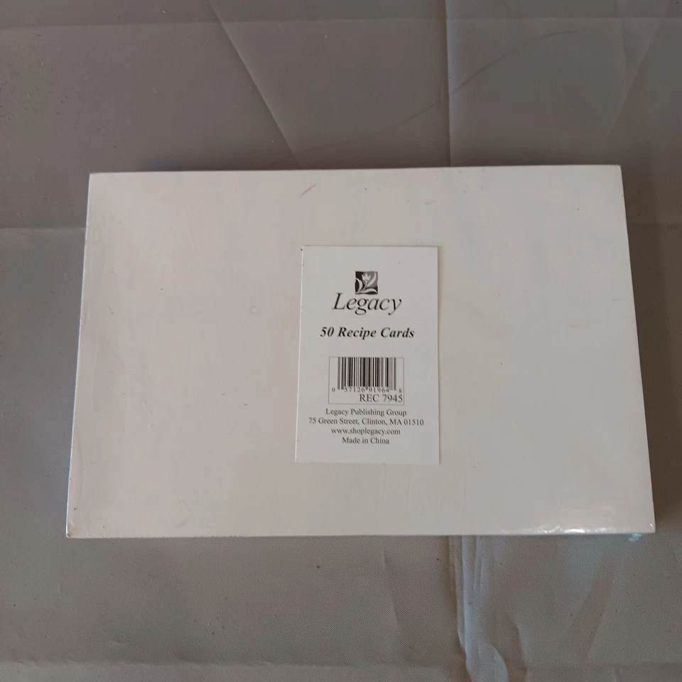 TARJETAS DE RECETAS Butterfly Peacock Legacy Azul Verde 50 NUEVO SELLADO Cocina Cocina Foto 4 de 4