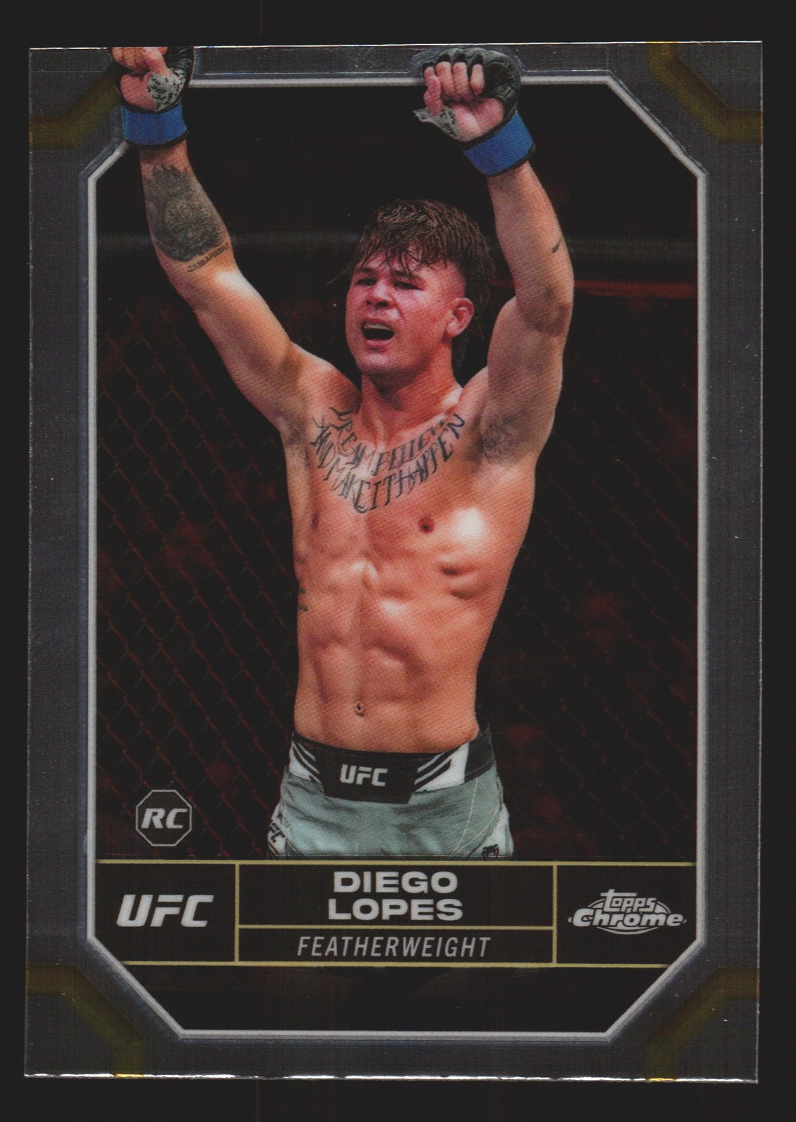 2024 Topps Chrome UFC #26 Diego Lopes Refractor RC