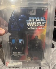 Star Wars Power Of The Force Darth Vader Long Saver Graded 7.5 Black Friday Sale