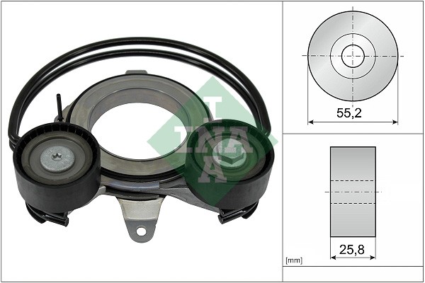 Ina Riemenspanner Keilrippenriemen FüR Audi Q7 A4 B9 A5 A7 A6 C8 Allroad-image