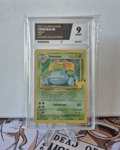 Pokemon TCG Celebrations Venusaur Holo 15/102 ACE Grading Mint 9 ACE Label