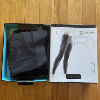 SKINS RY400 Women's Recovery Compression Long Tights Graphite Size Small NEW
