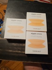Ultra Thin Nipple Covers Lot Of 3 A To C Silicone 1 Pair Invisible, Voch Gala