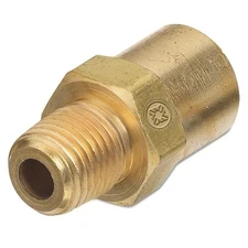 Inert  Adaptor, 200 PSIG, Brass, B-Size, 1/4 in (NPT), Water Western Enterprises