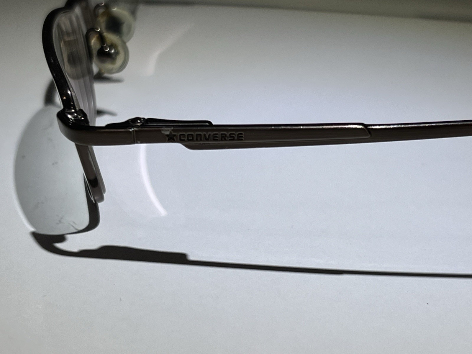 Vintage Converse Eyeglass Frames Rival Brown Meta… - image 6