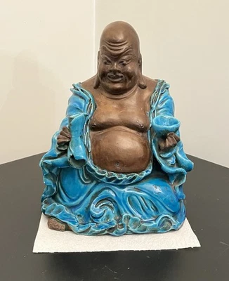 Bouddha rieur ancien - Photo 1/4