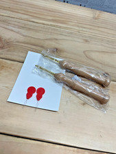 2-Pack Punch Needle Set with Wooden Handle for DIY Craft Stitching - NEW 