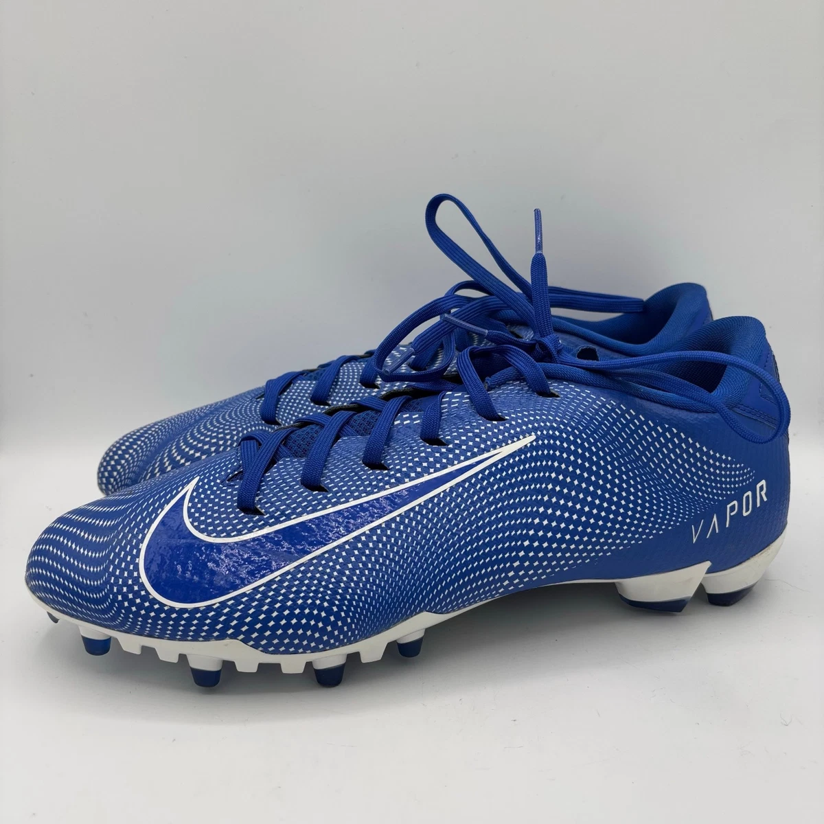 Size 15 Nike Vapor Untouchable Speed 3 TD Royal Football Cleats 917166-400 Nike Vapor Untouchable Speed 3 TD Low White Game Royal for  main image 2