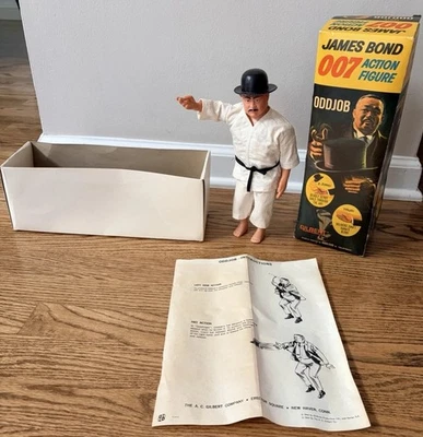 1965 Gilbert James Bond's ODD JOB 10 Inch Figure with ORIGINAL BOX & Instruction - Image 1 of 4