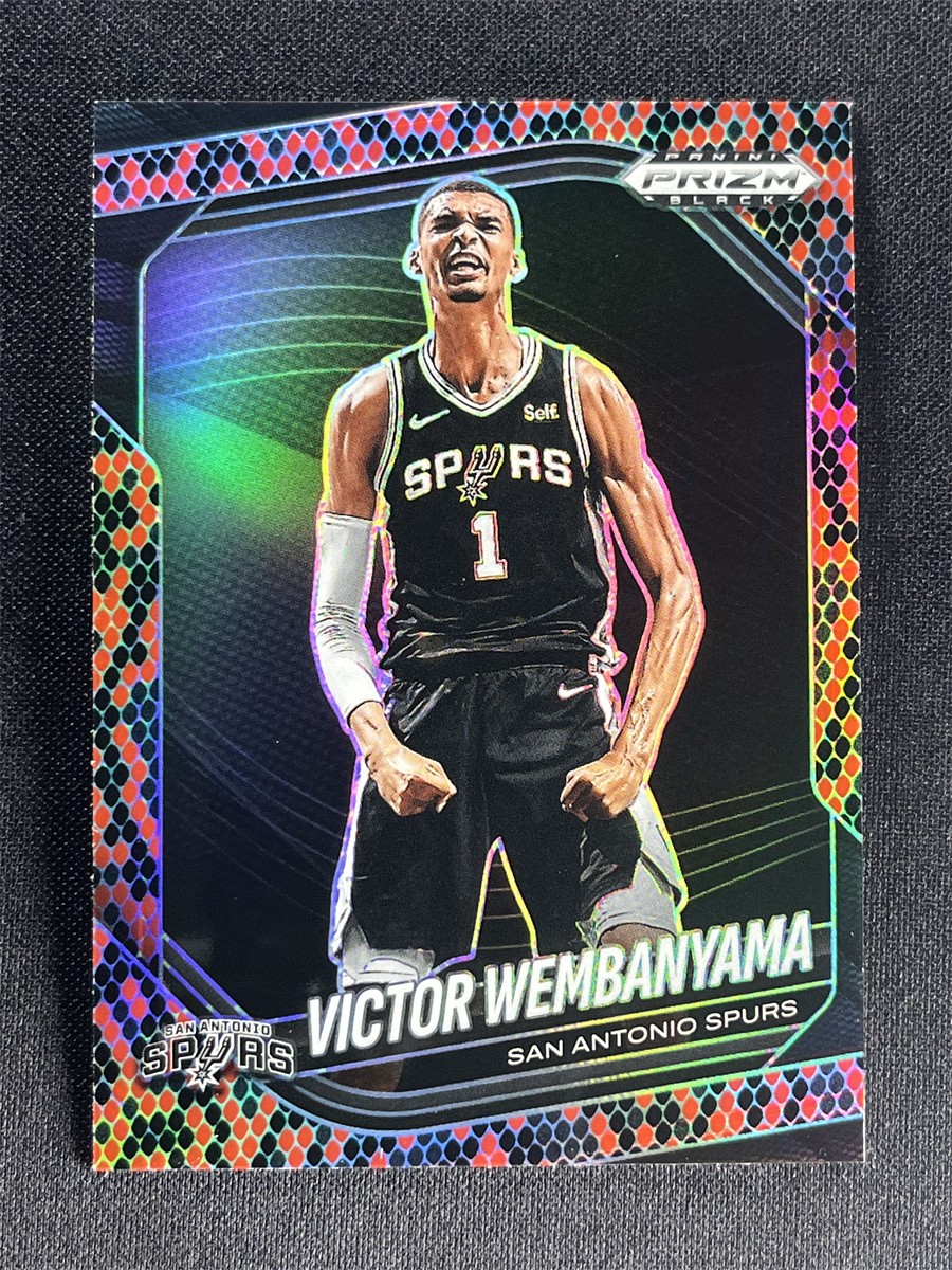 2024-25 Panini Prizm Black Victor Wembanyama #1 Snakeskin Prizm Case Hit SSP