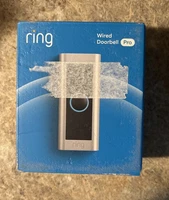 Ring - Wired Doorbell Pro Smart WiFi Video Doorbell - Satin Nickel BRAND NEW