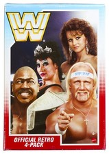 MATTEL WWE RETRO 4-PACK HULK HOGAN ZEUS ELIZABETH QUEEN SHERRI FIGURE WWF HASBRO