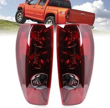 04-12 Chevy Colorado GMC Canyon Red Tail Lights Assembly Pair Taillights