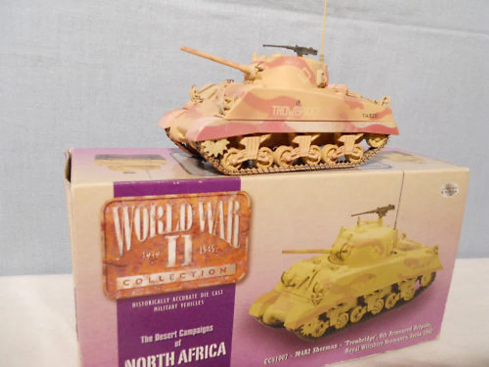 CORGI MILITAIRE CC 51007 CHAR SHERMAN M4 A2 SYRIE 1943 ARTICLE NEUF BOITE. - Photo 2/4