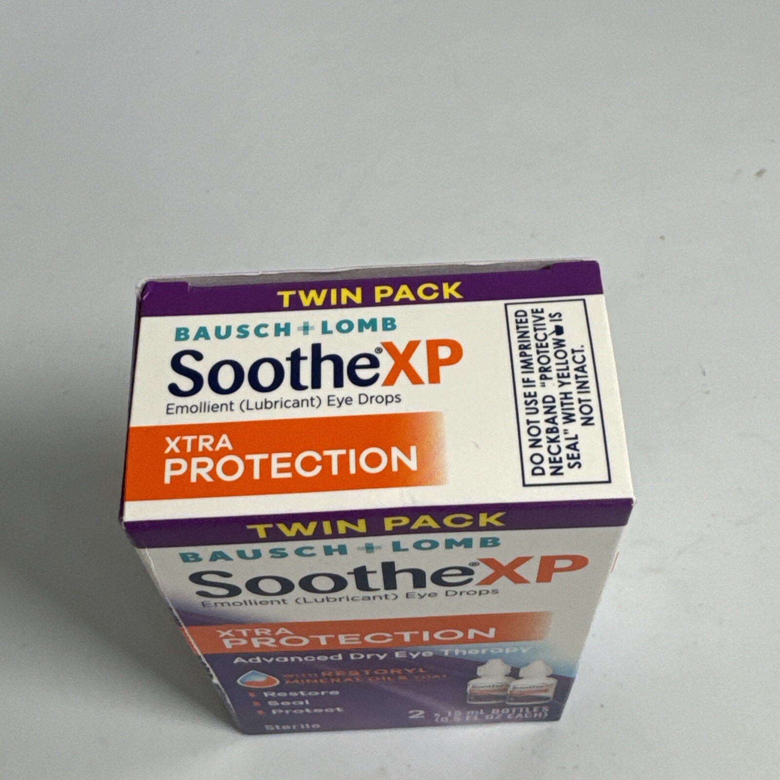 Bausch + Lomb SootheXP Lubricant Eye Drops TWIN PACK 15ml 04/2026 2