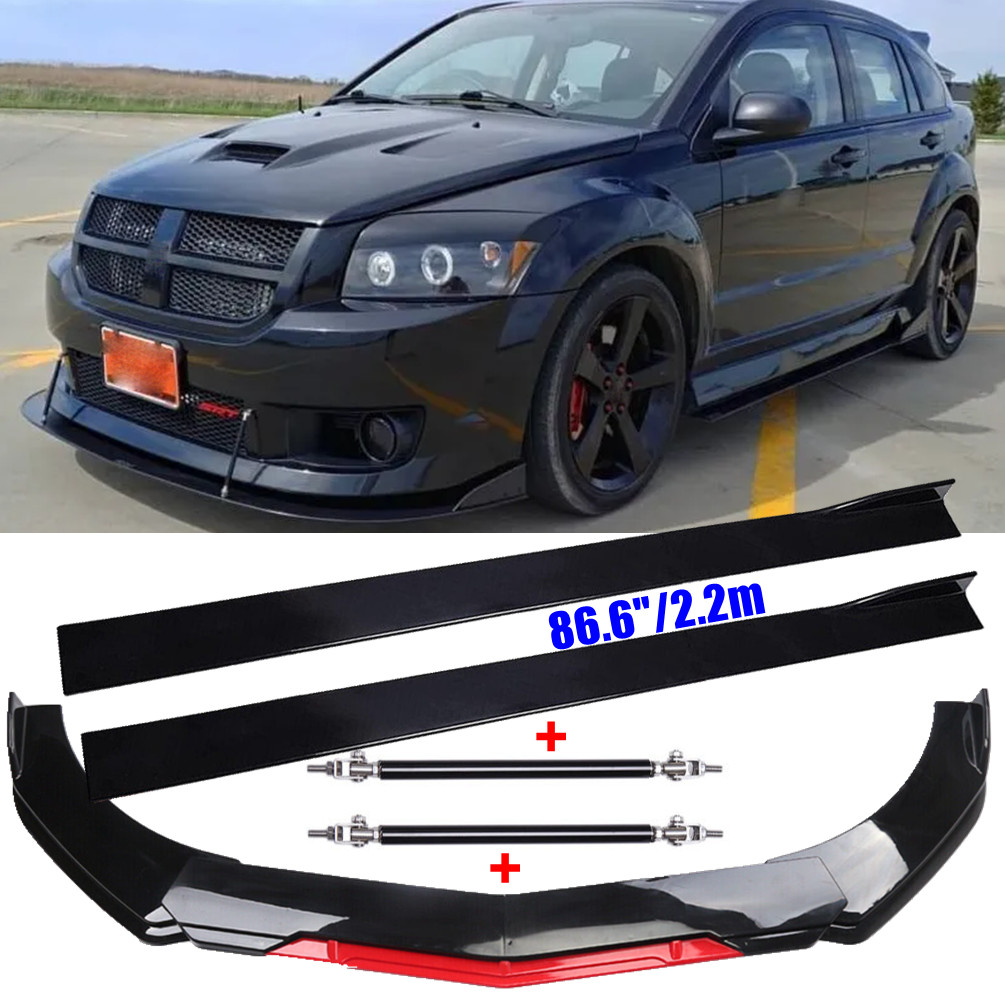 Front Valance / Lower Bumper Cover For 2007-2012 Dodge Caliber - Textured Finish Replacement