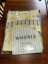Waverly~Blue Multi Fairfield Valance~Floral/Stripes Coordinate NIP