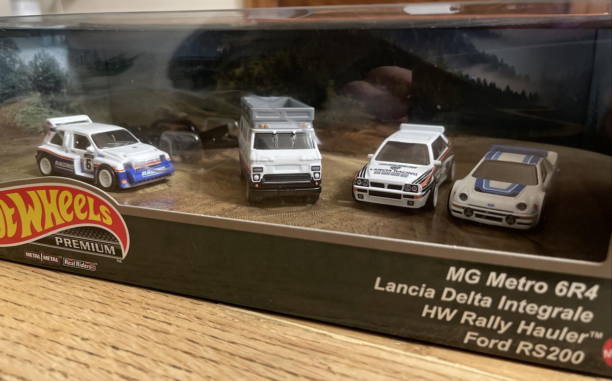 Hot Wheels Premium Set Ford RS200 Lancia Delta MG Metro 6R4 HW