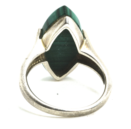 WK Whitney Kelly Sterling Silver & Malachite Ring, Size 9 - Picture 7 of 8
